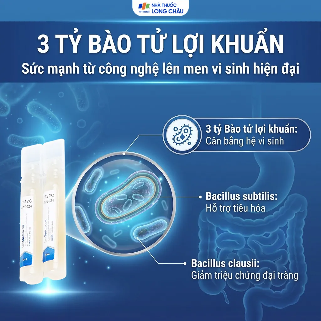 LIVESPO COLON 20 ỐNG X 5ML - BÀO TỬ LỢI KHUẨN CHO NGƯỜI VIÊM ĐẠI TRÀNG 3