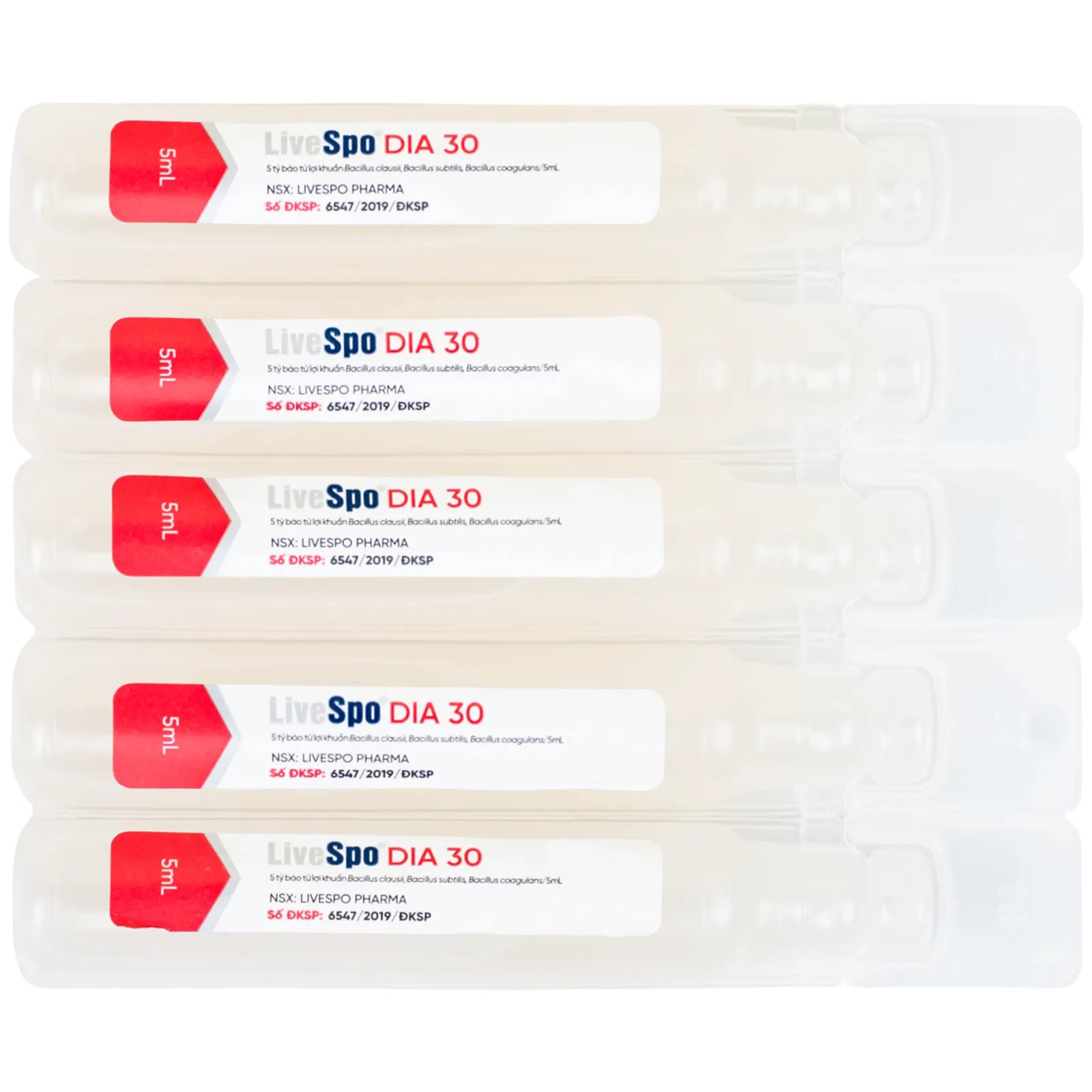 LIVESPO DIA 30 10 ỐNG X 5ML - BÀO TỬ LỢI KHUẨN CHO NGƯỜI TIÊU CHẢY, RỐI LOẠN TIÊU HÓA 12