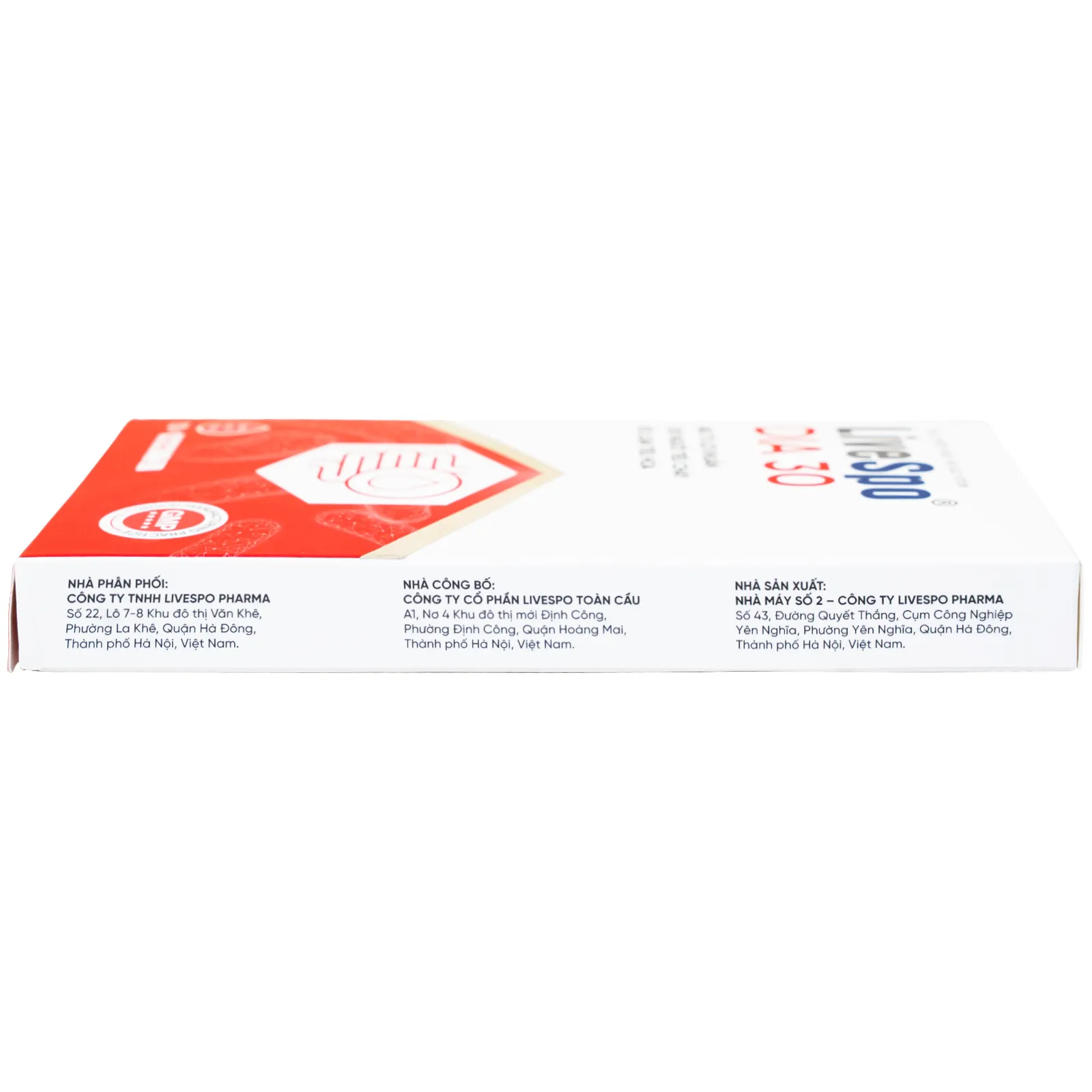 LIVESPO DIA 30 10 ỐNG X 5ML - BÀO TỬ LỢI KHUẨN CHO NGƯỜI TIÊU CHẢY, RỐI LOẠN TIÊU HÓA 11