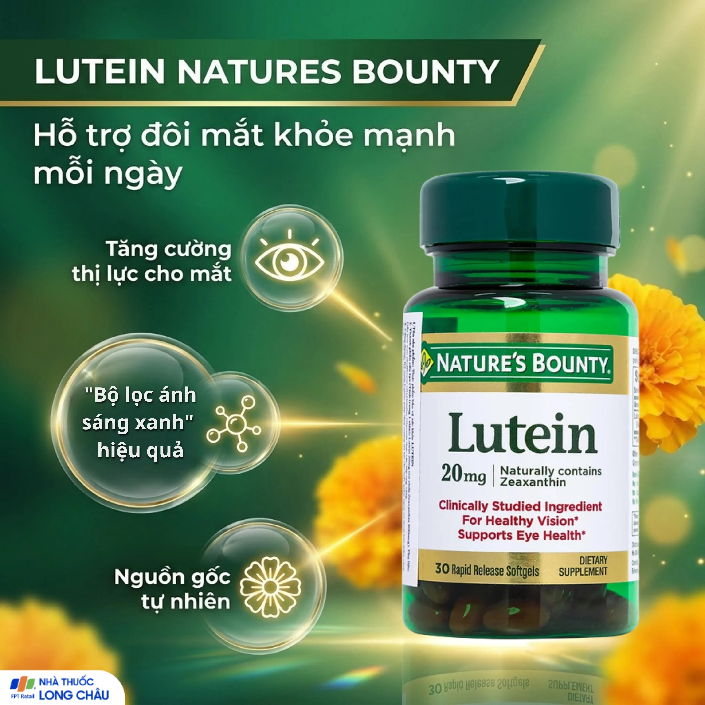 LUTEIN NATURES BOUNTY 30V 2