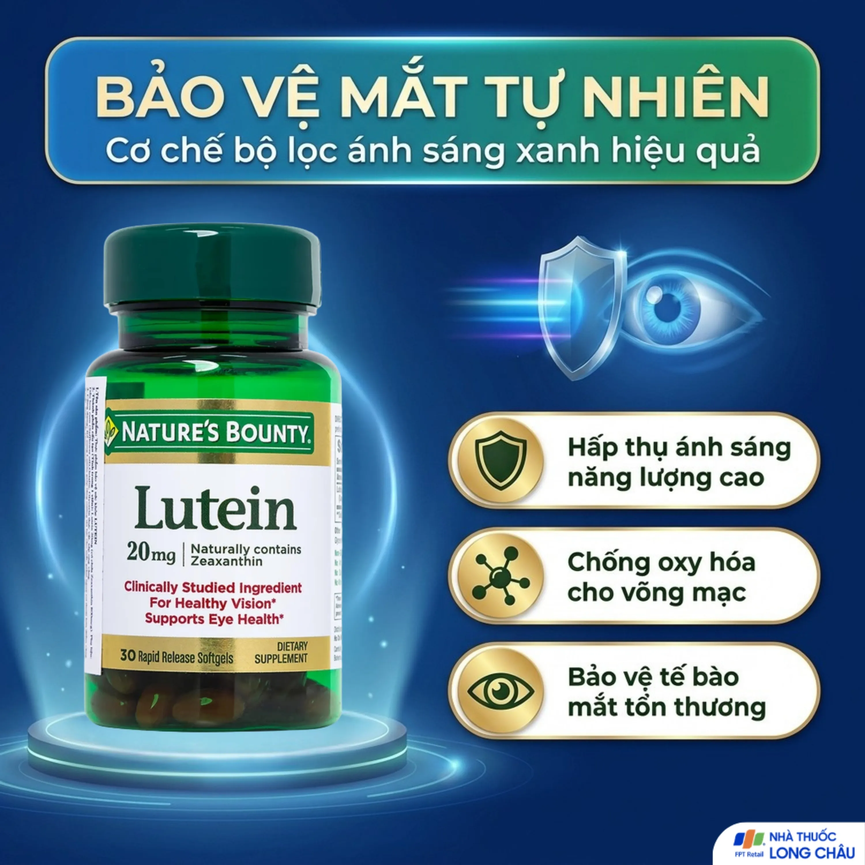 LUTEIN NATURES BOUNTY 30V 4