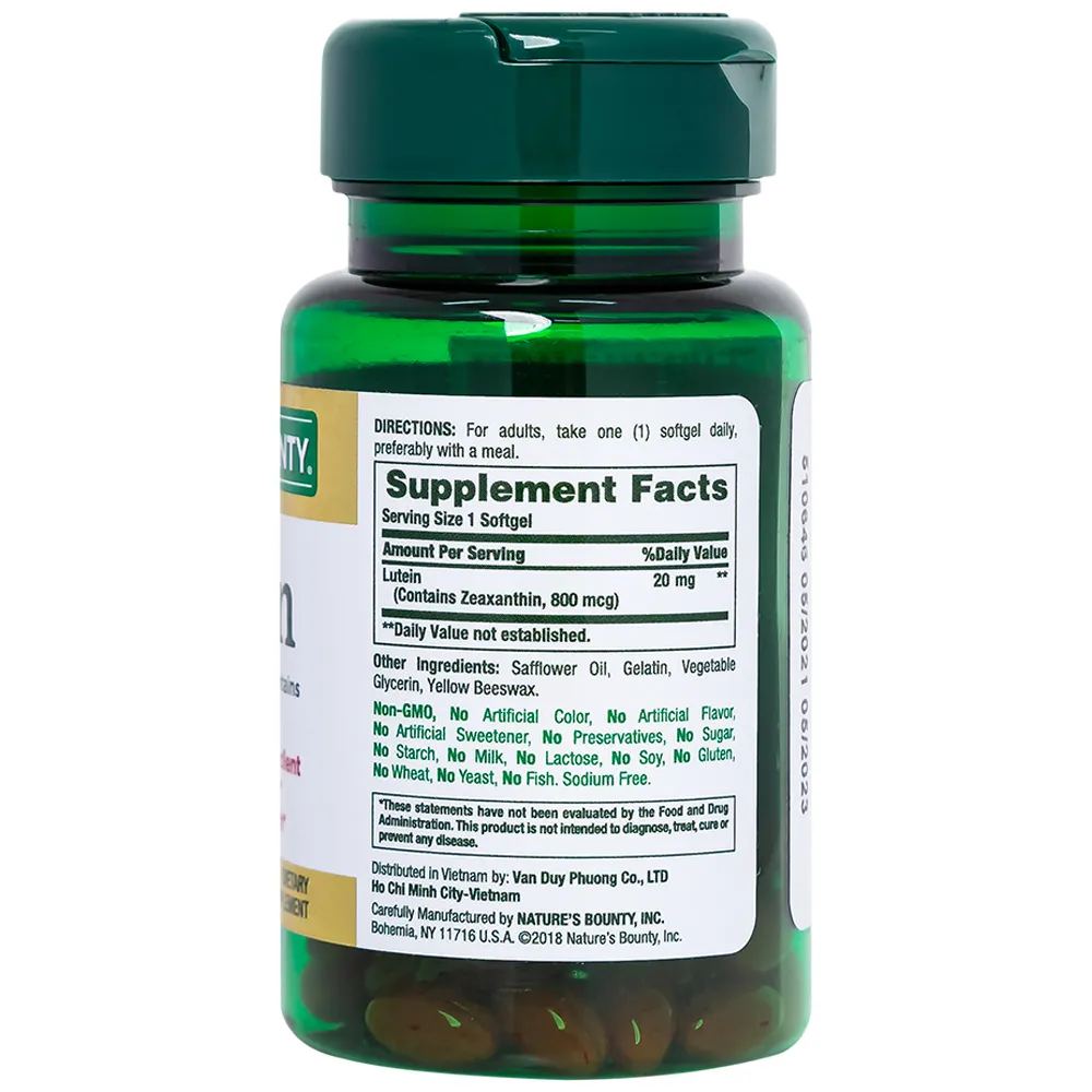 LUTEIN NATURES BOUNTY 30V 8
