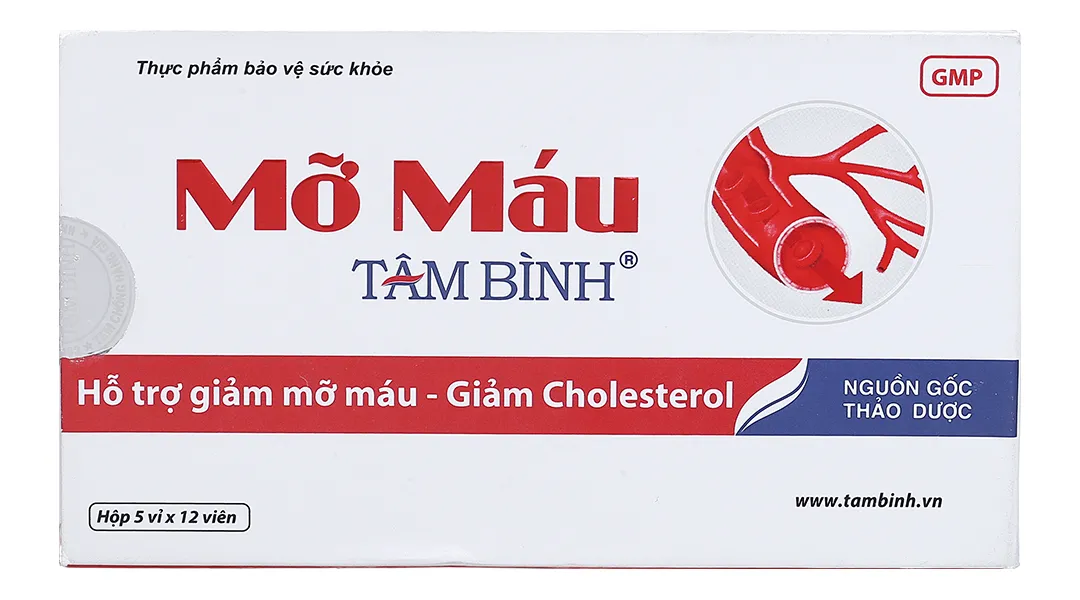 Mỡ máu Tâm Bình (hộp 60 viên) hỗ trợ giảm mỡ máu, mỡ gan, xơ vữa động mạch 3