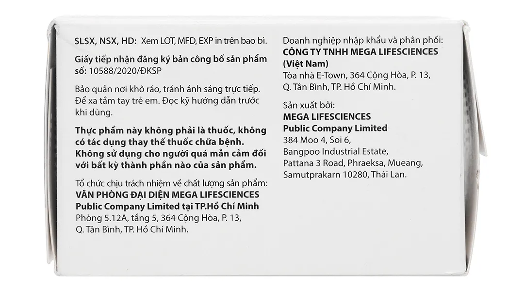 Mega We Care Wevitz bổ sung vitamin, khoáng chất thiết yếu hộp 50 viên 6
