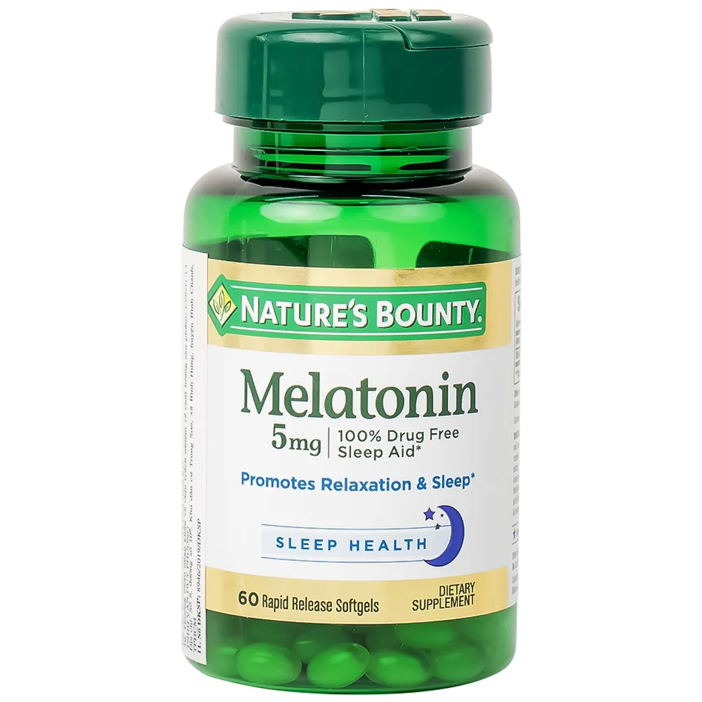 MELATONIN 5MG NATURES BOUNTY 60V