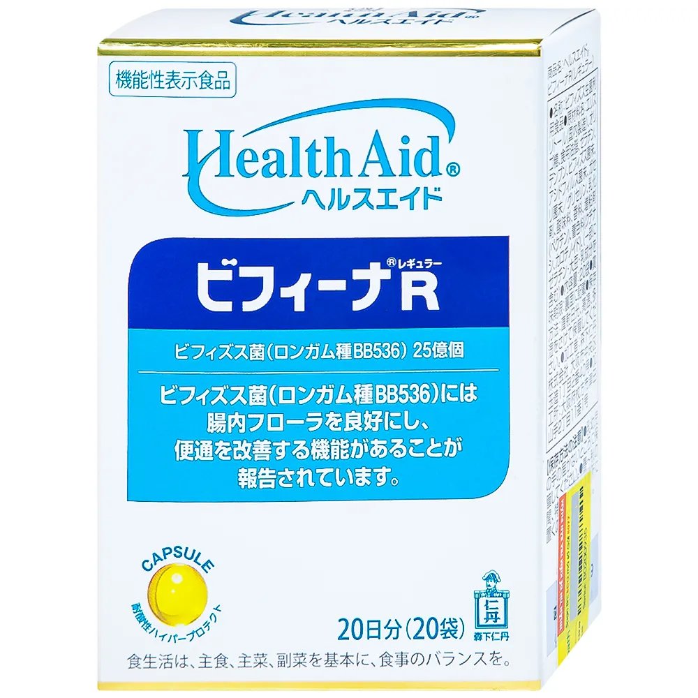 MEN VI SINH BỔ SUNG LỢI KHUẨN CHO HỆ TIÊU HÓA BIFINA R HEALTH AID 20 GÓI