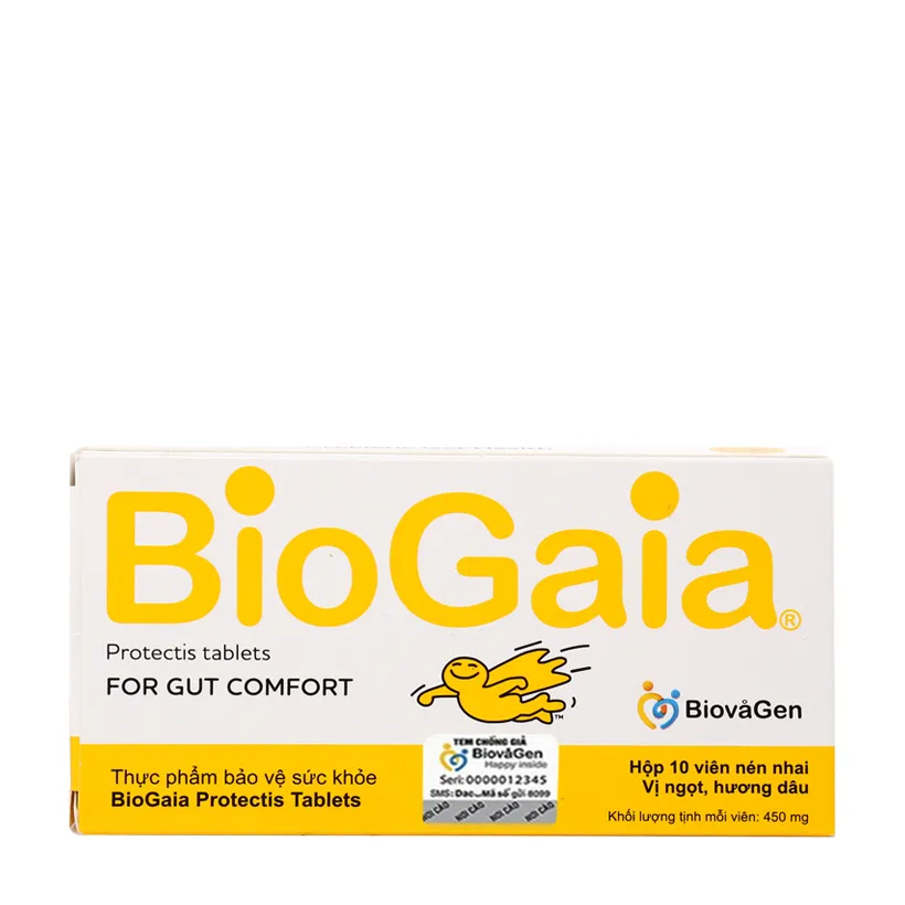 Men vi sinh BioGaia Protectis (10 viên) bổ sung lợi khuẩn hỗ trợ tiêu hóa