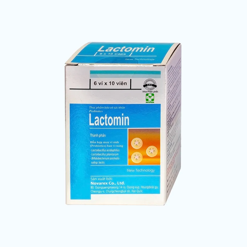 Men vi sinh Lactomin (Hộp 60 viên) giúp hỗ trợ cân bằng hệ vi sinh đường ruột 2