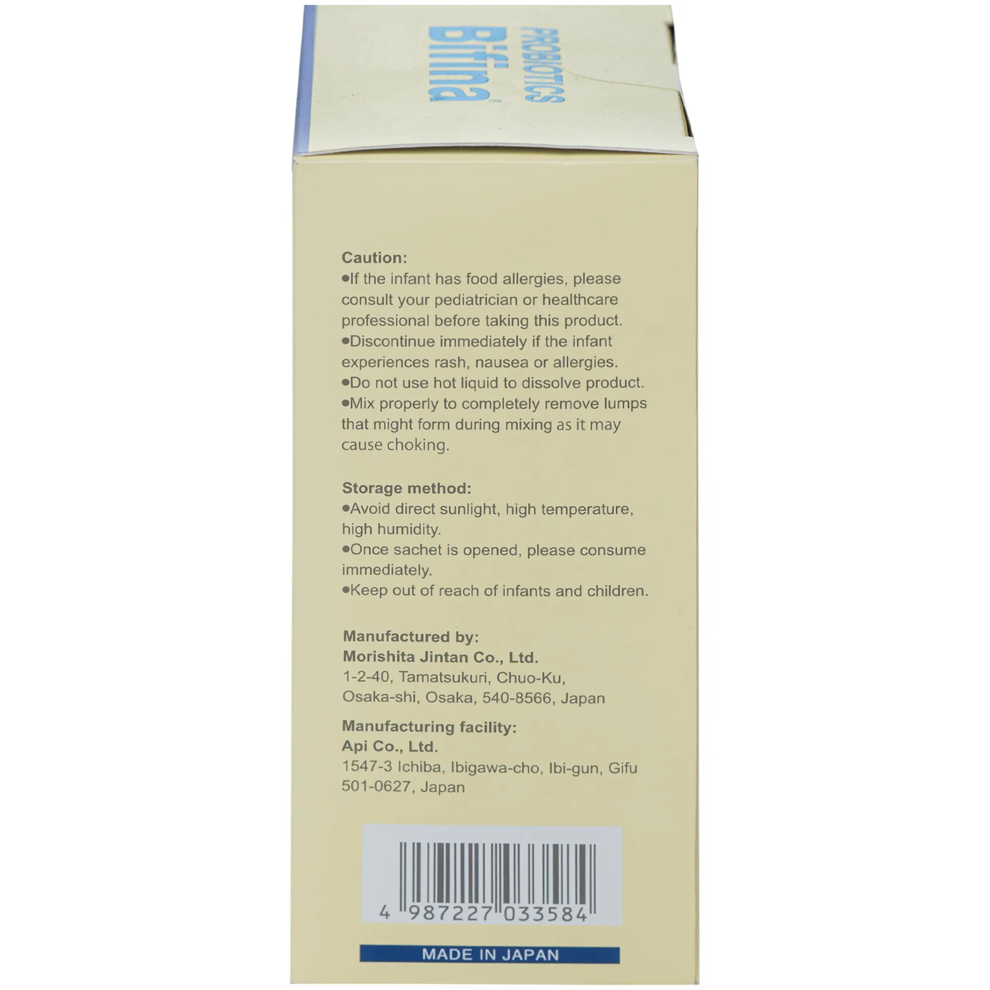 MEN VI SINH PROBIOTICS BIFINA BABY 30 GÓI 10