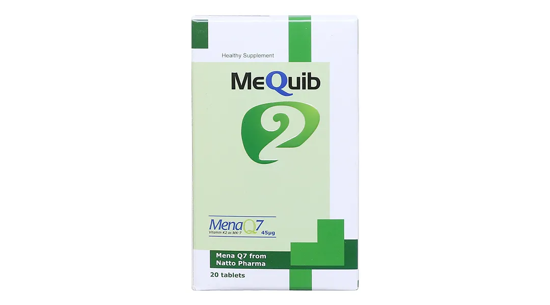 Mequib 2 hỗ trợ xương, răng chắc khỏe, giảm nguy cơ thiếu canxi lọ 20 viên 3