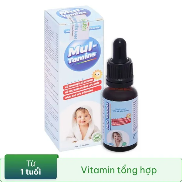 Mul-Tamins hỗ trợ tăng cường sức khỏe chai 20ml