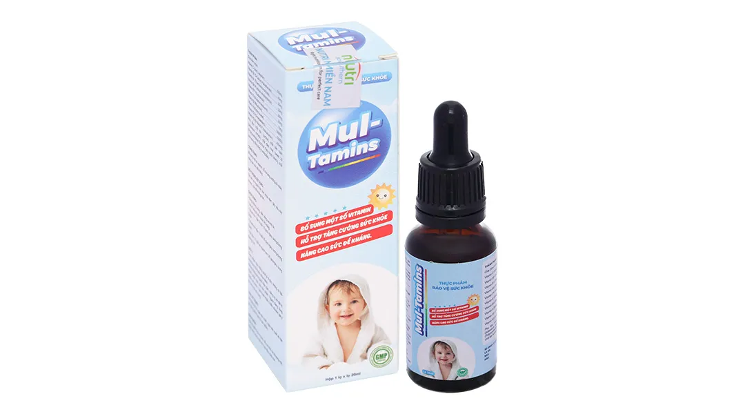 Mul-Tamins hỗ trợ tăng cường sức khỏe chai 20ml 2