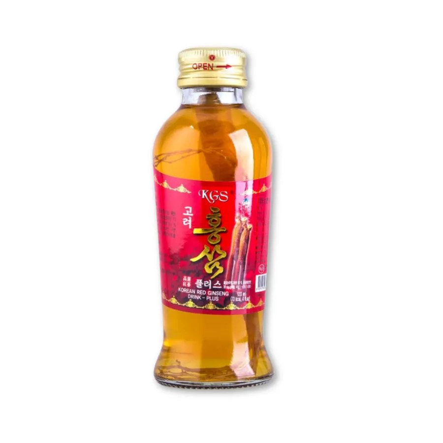 Nước hồng sâm KGS có củ cao cấp (Hộp 10 chai)