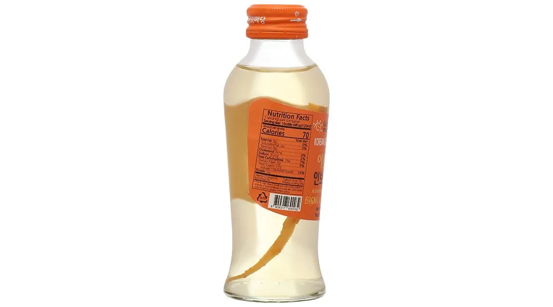 Nước sâm củ Hàn Quốc Achimmadang BIOK Korea Ginseng Root Drink hộp 10 chai x 120ml 10