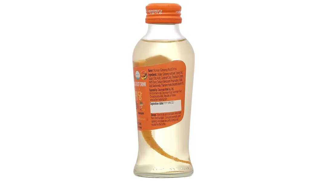 Nước sâm củ Hàn Quốc Achimmadang BIOK Korea Ginseng Root Drink hộp 10 chai x 120ml 11