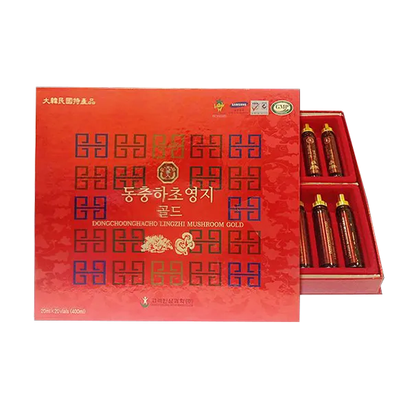 Nước uống đông trùng hạ thảo và nấm linh chi Hàn Quốc