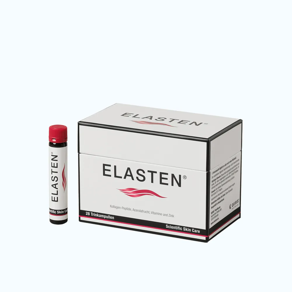 Nước uống Collagen Elasten bổ sung collagen, sáng mịn da (Hộp 28 ống x 25ml)