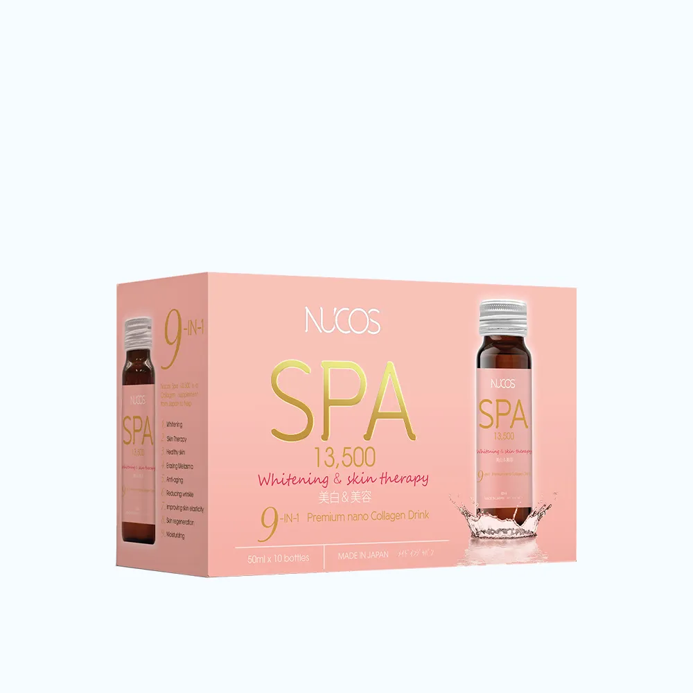 Nước uống collagen Nucos Spa 13.500 (hộp 10 chai) chống lão hóa, làm sáng da 2