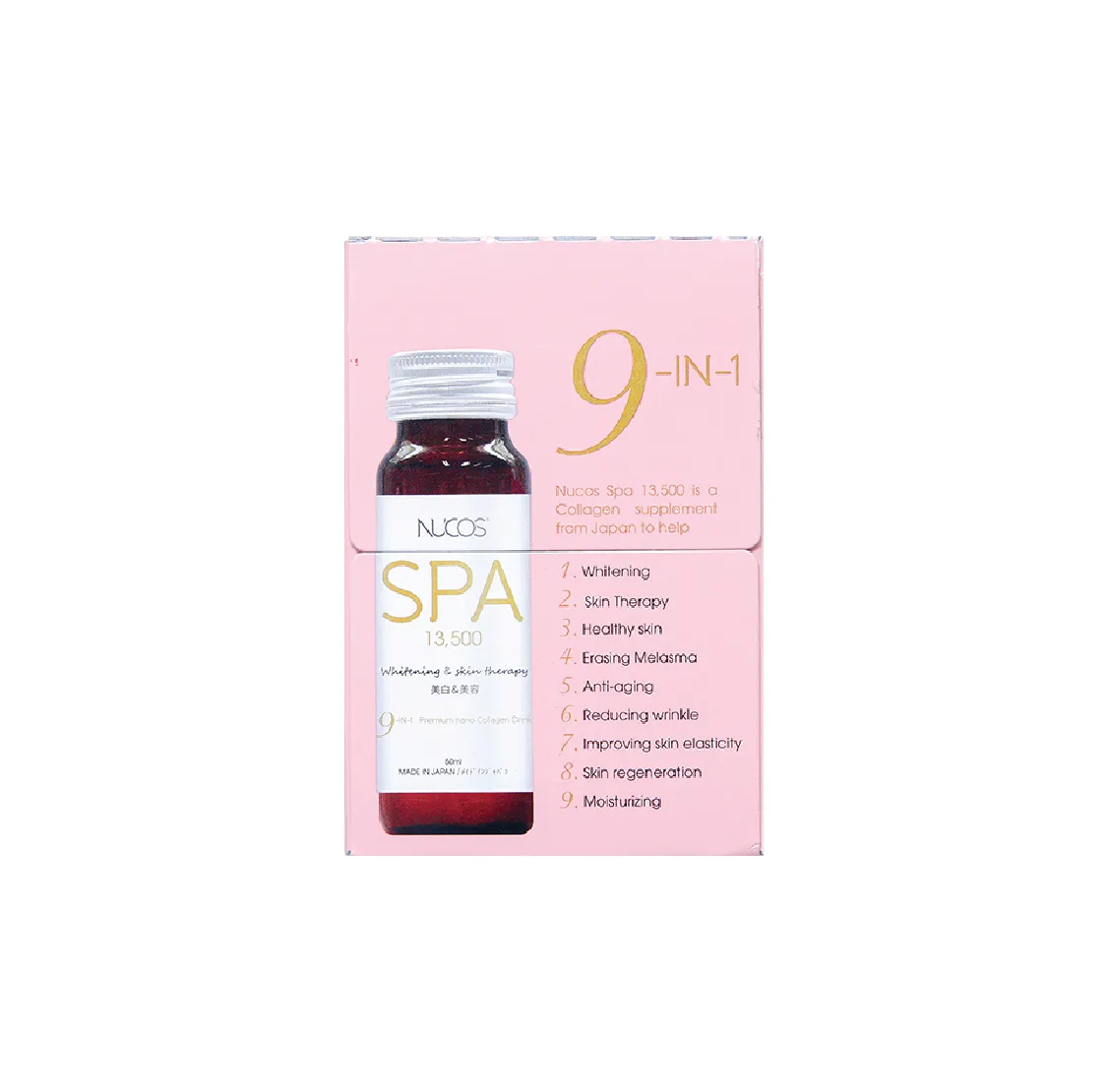 Nước uống collagen Nucos Spa 13.500 chống lão hóa săn chắc da (10 chai x50ml) 5