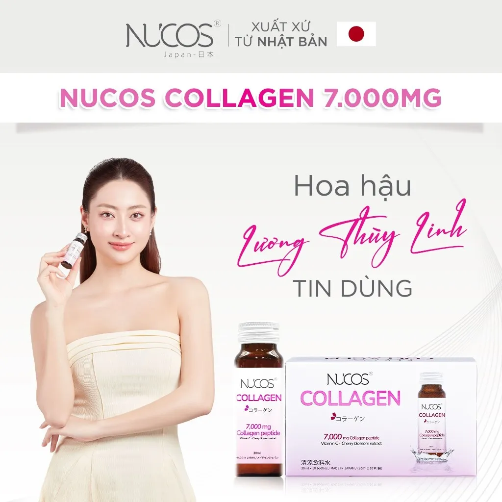 Nước Uống Collagen Nucos Thủy Phân Ngừa Lão Hóa 30mlx10 3