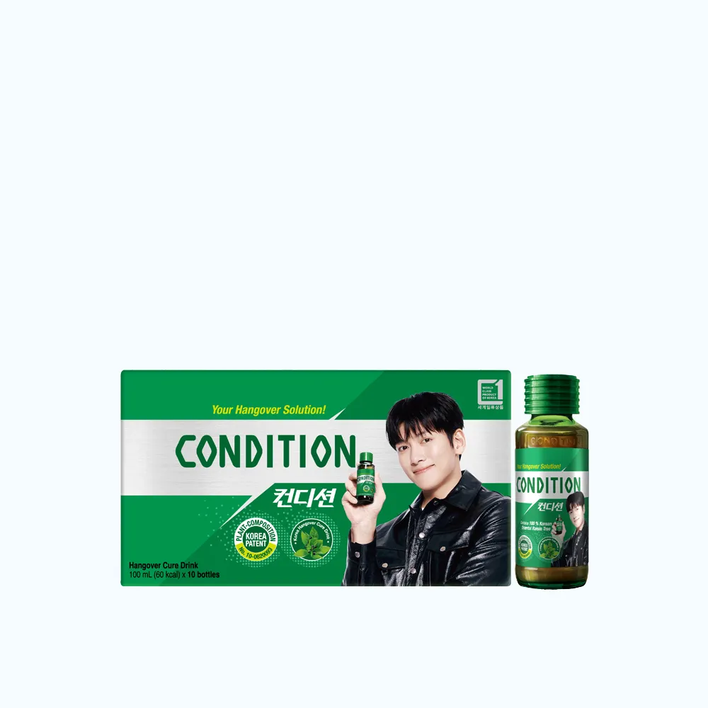 Nước uống Condition hỗ trợ giải độc gan, giảm tác hại rượu bia (10 chai x 100ml) 2