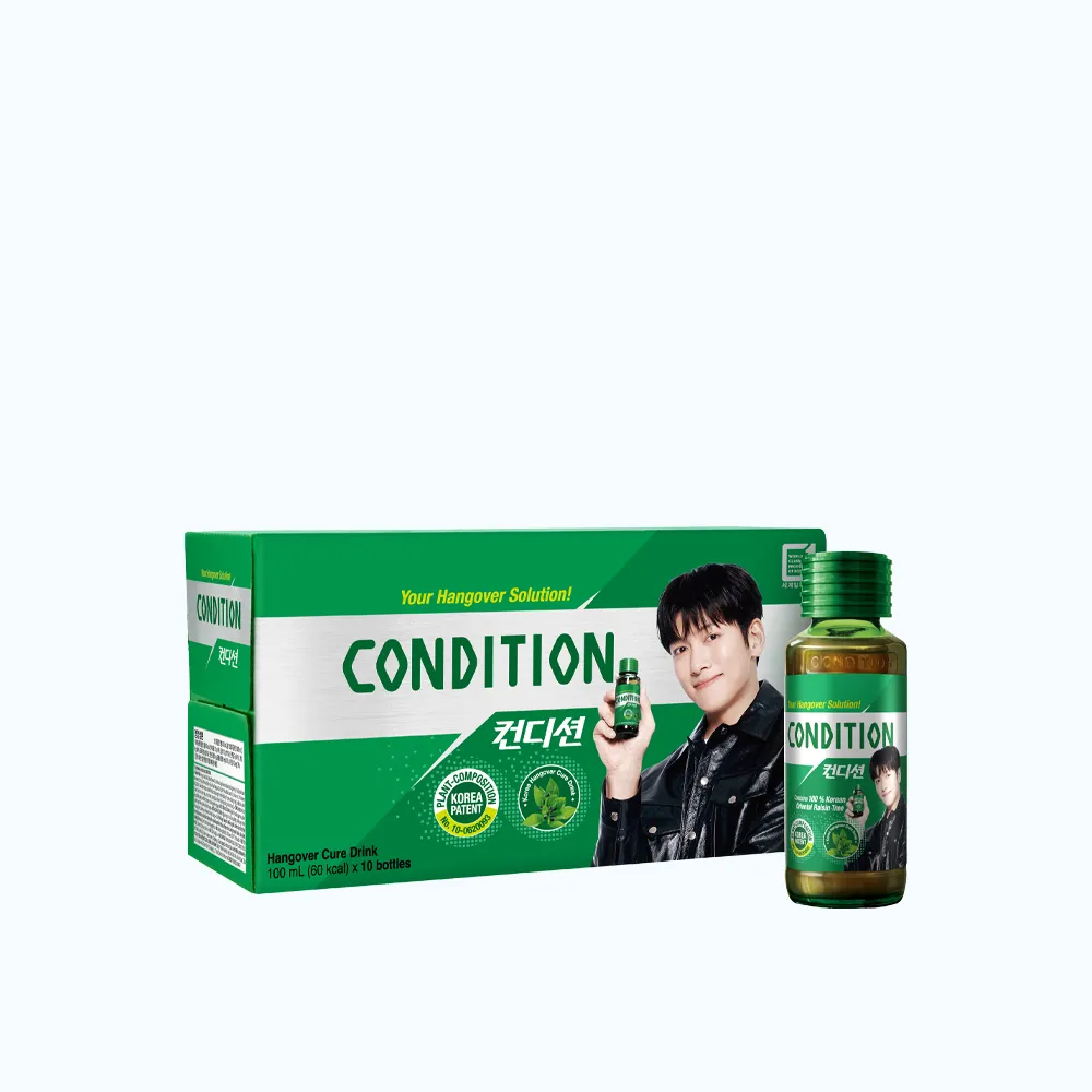 Nước uống Condition hỗ trợ giải độc gan, giảm tác hại rượu bia (10 chai x 100ml) 5