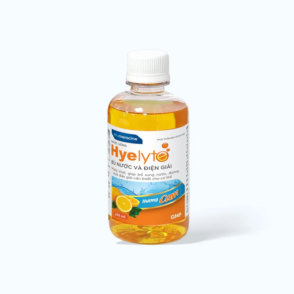 Nước uống Gia Nguyễn Hyelyte vị cam 250ml bổ sung điện giải, giải khát cơ thể 3