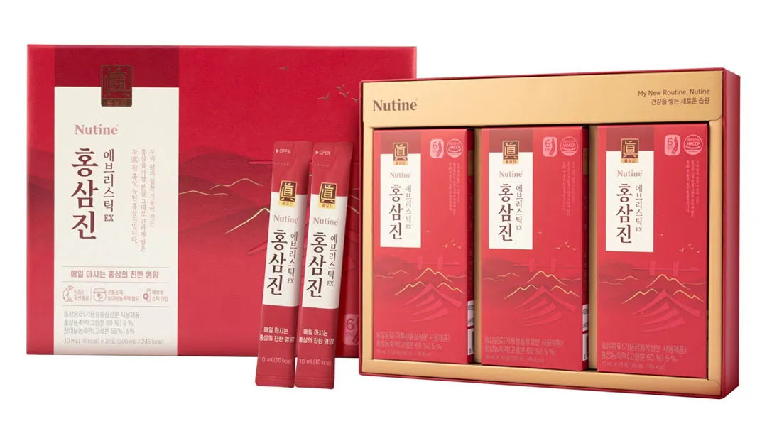 Nước uống hồng sâm cô đặc Hongsamjin Everystick Ex bồi bổ cơ thể hộp 30 gói x 10ml 2