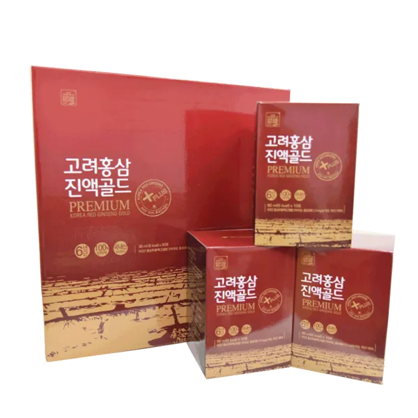 Nước uống hồng sâm Daedong Premium Korena Red Ginseng Gold (Hộp 60 gói)