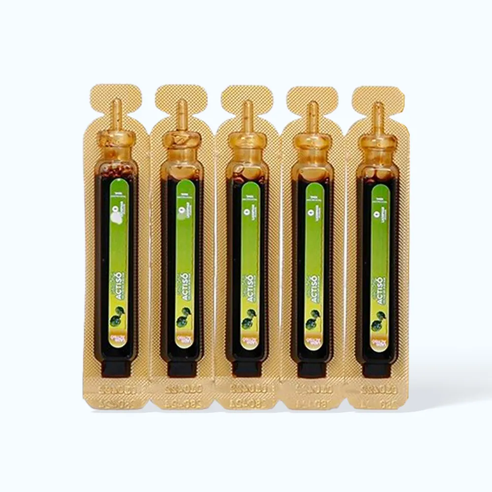 Nước uống Ladophar Lado Actiso (Hộp 10 ống) giúp bảo vệ và giải độc gan 4