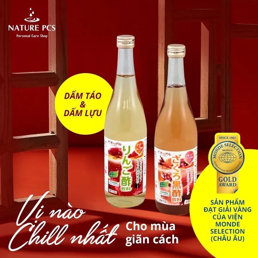 Nước Uống Naris Itoh Dấm Táo Giảm Cân, Đẹp Da 720ml 5