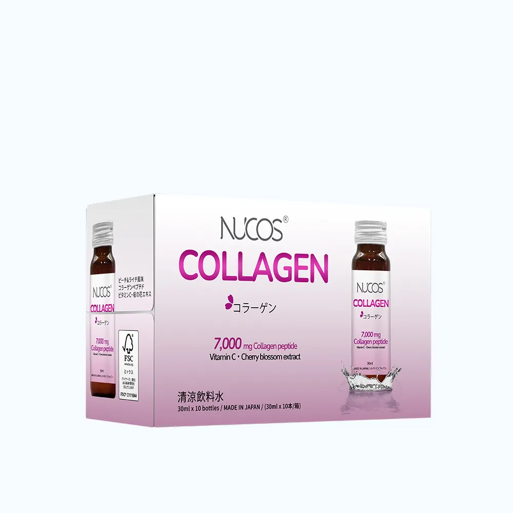 Nước uống NUCOS Collagen 7000mg & 170mg C hỗ trợ chống lão hóa, đẹp da (Hộp 10 chai x 30ml) 2