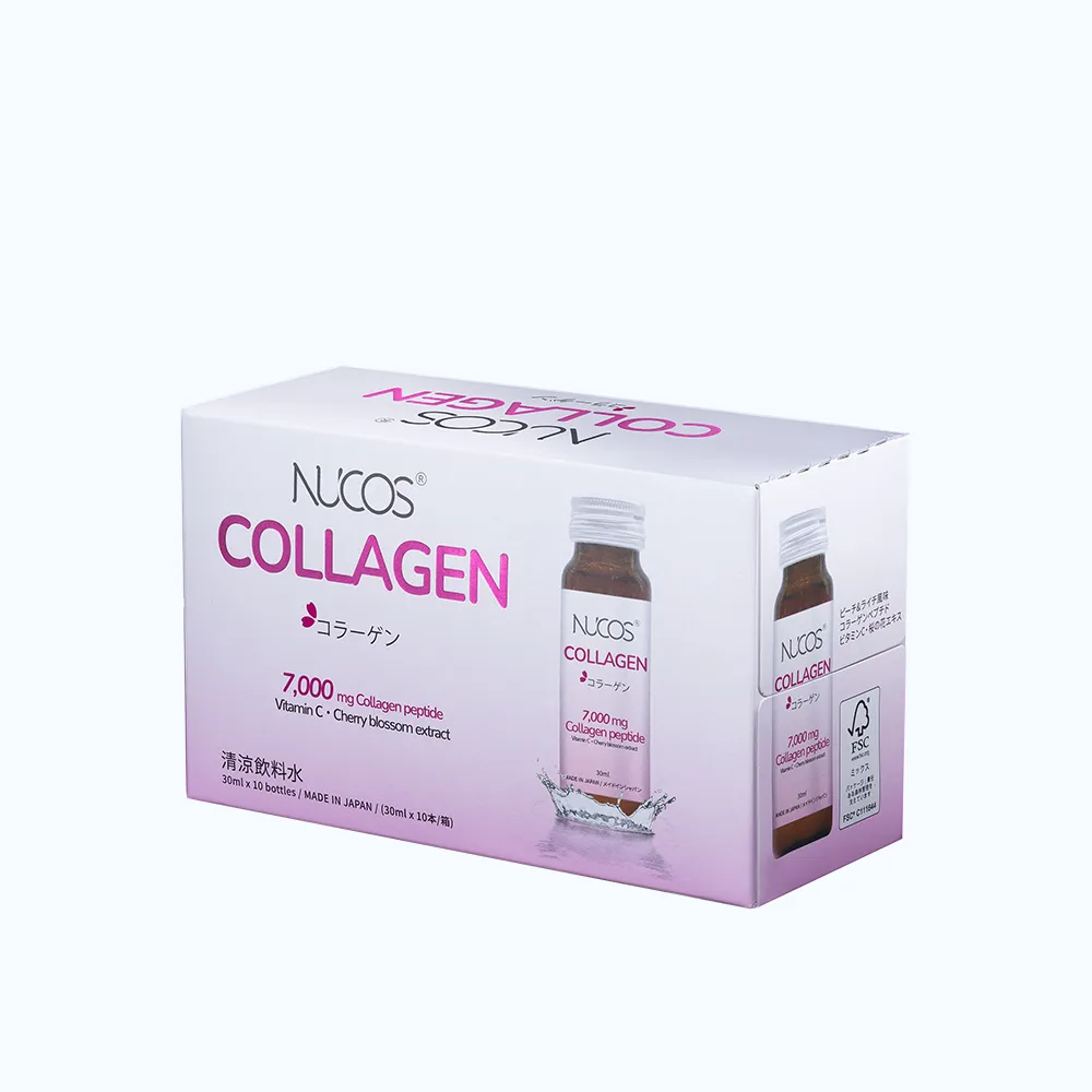 Nước uống NUCOS Collagen 7000mg & 170mg C hỗ trợ chống lão hóa, đẹp da (Hộp 10 chai x 30ml) 3