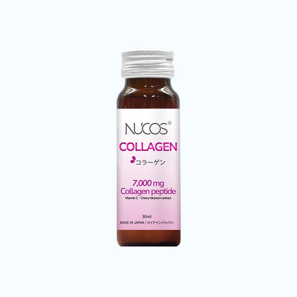 Nước uống NUCOS Collagen 7000mg & 170mg C hỗ trợ chống lão hóa, đẹp da (Hộp 10 chai x 30ml) 4