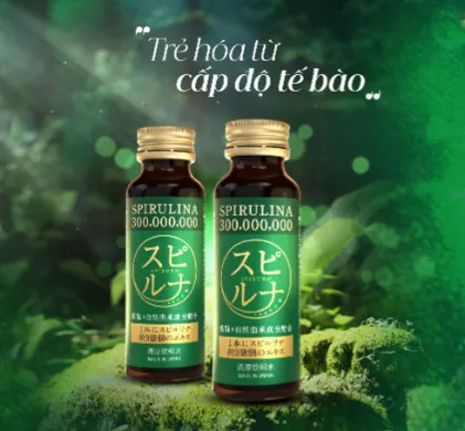 Nước uống Siêu Vi tảo Hayari Spirulina 300 triệu Nano phân tử
