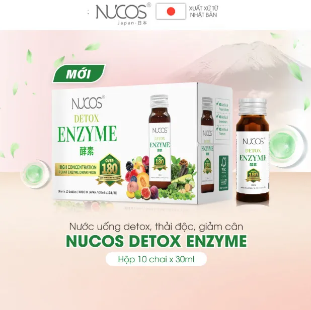 Nước uống thải độc, hỗ trợ giảm cân Nucos Detox Enzyme
