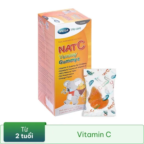 Nat C Yummy Gummyz hộp 25 túi