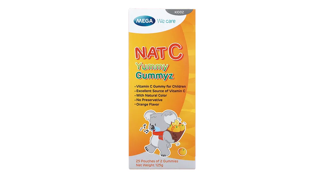 Nat C Yummy Gummyz hộp 25 túi 4