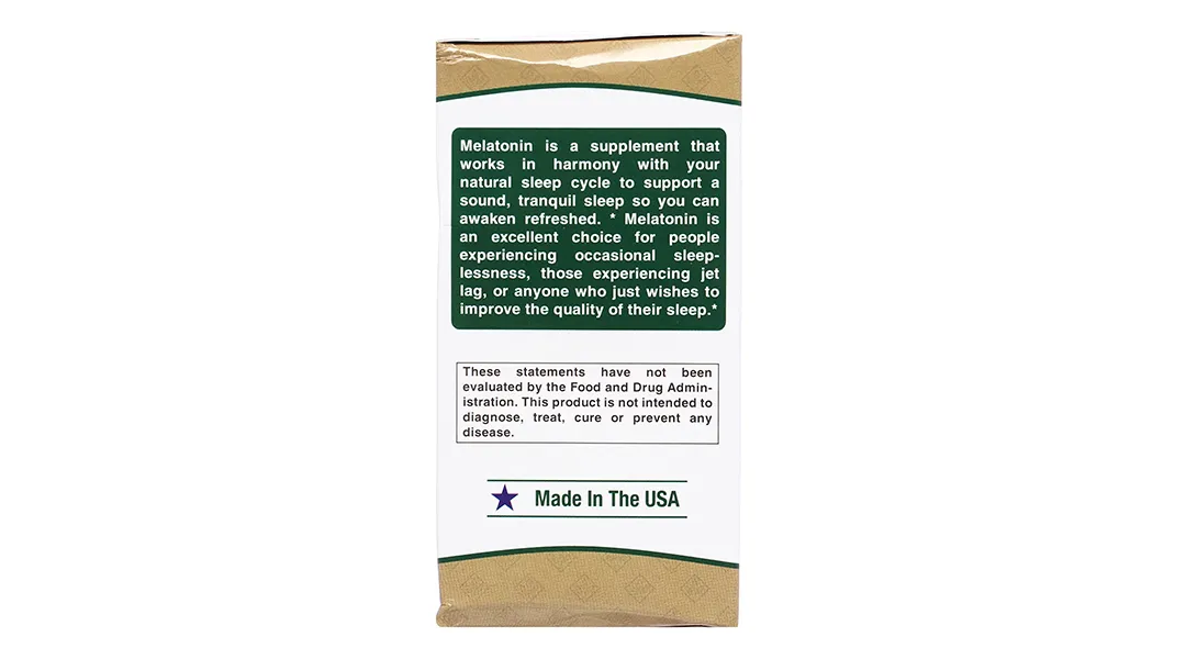 Nature's Bounty Melatonin 5mg hỗ trợ giúp ngủ sâu giấc, điều hòa giấc ngủ hộp 60 viên 4