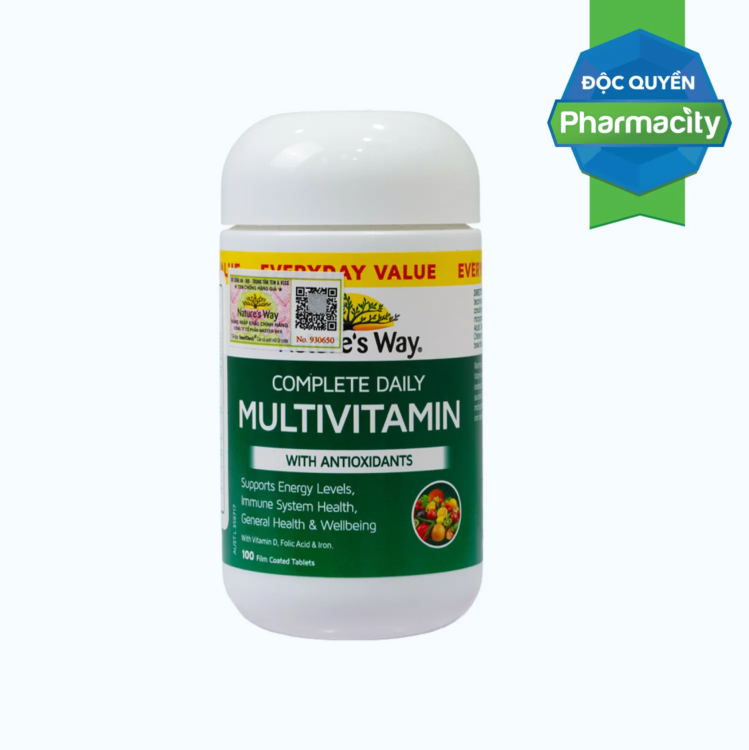 Nature’s Way Complete Daily Multivitamin bổ sung vitamin (100 viên)