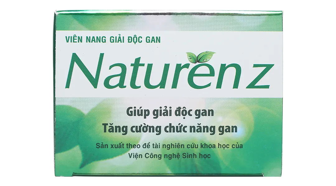 Naturenz hỗ trợ bổ gan, mát gan, nhuận tràng lọ 100 Viên 6