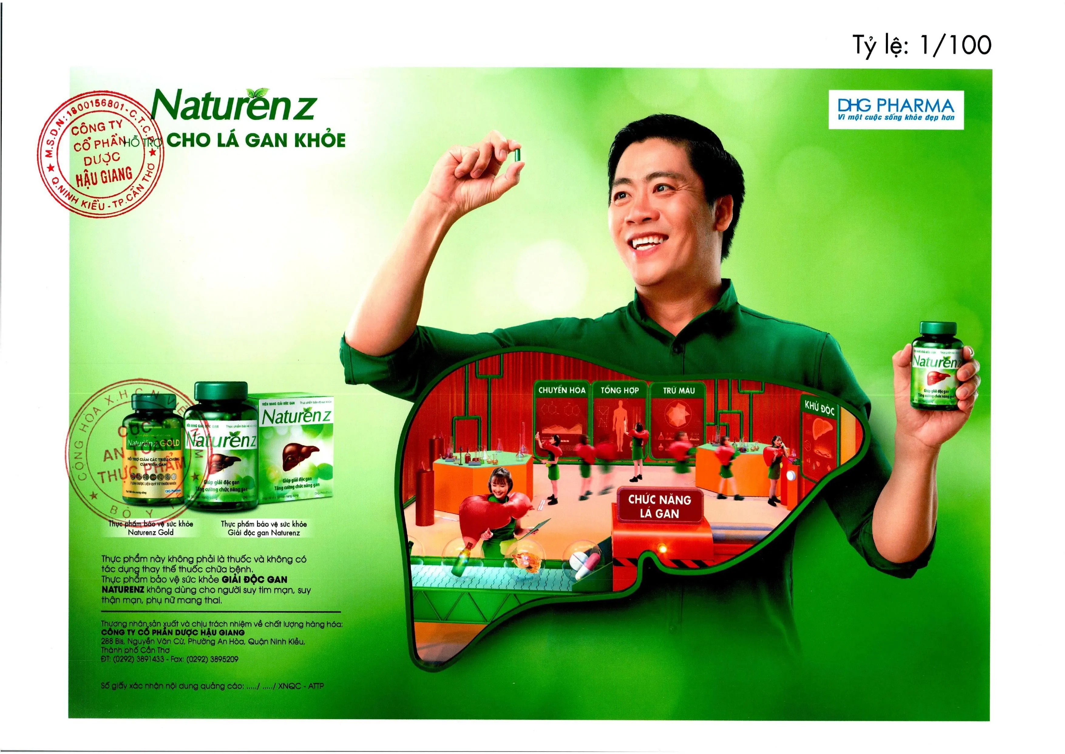 Naturenz hỗ trợ bổ gan, mát gan, nhuận tràng lọ 100 Viên 10