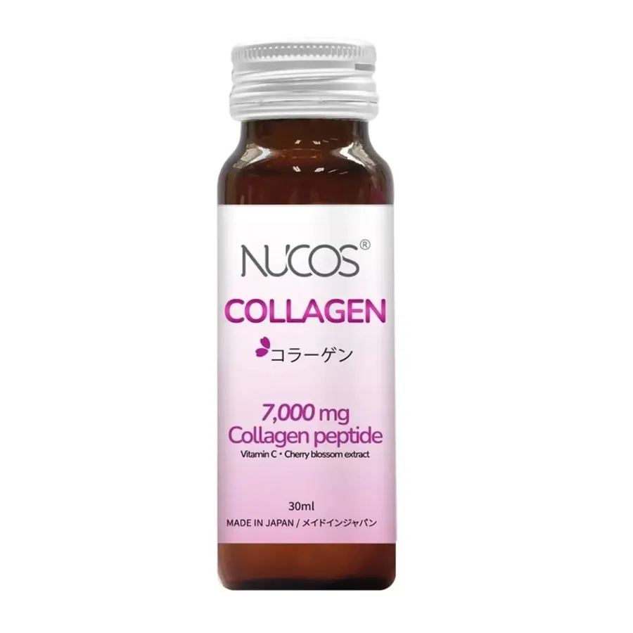 Nucos Collagen 7000 - Nước Uống Collagen Thủy Phân Chống Lão Hóa, Trắng Da (10 chai x Hộp) 2