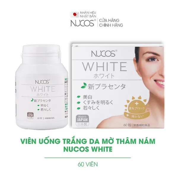 Nucos White - Viên uống trắng da hỗ trợ làm giảm nám