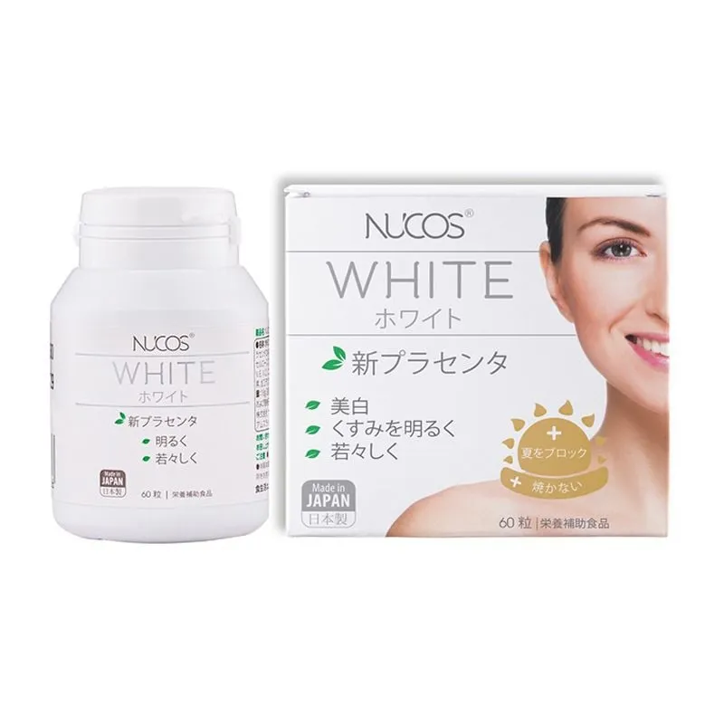 Nucos White New Placenta hỗ trợ trắng da, giảm nám (60 viên) 2