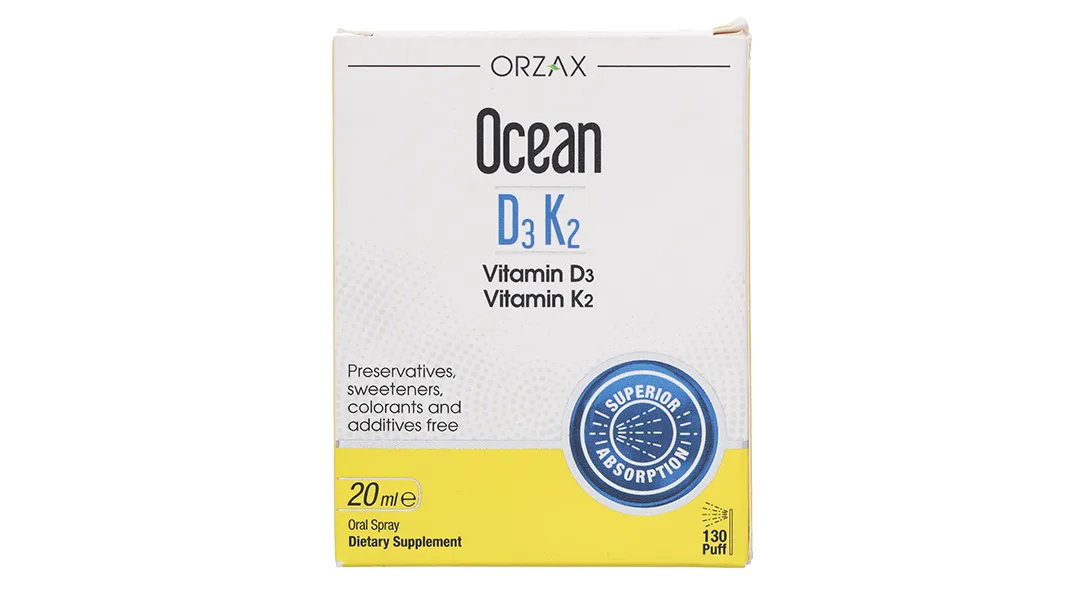 Ocean D3K2 hỗ trợ tăng cường hấp thu canxi chai 20ml 15