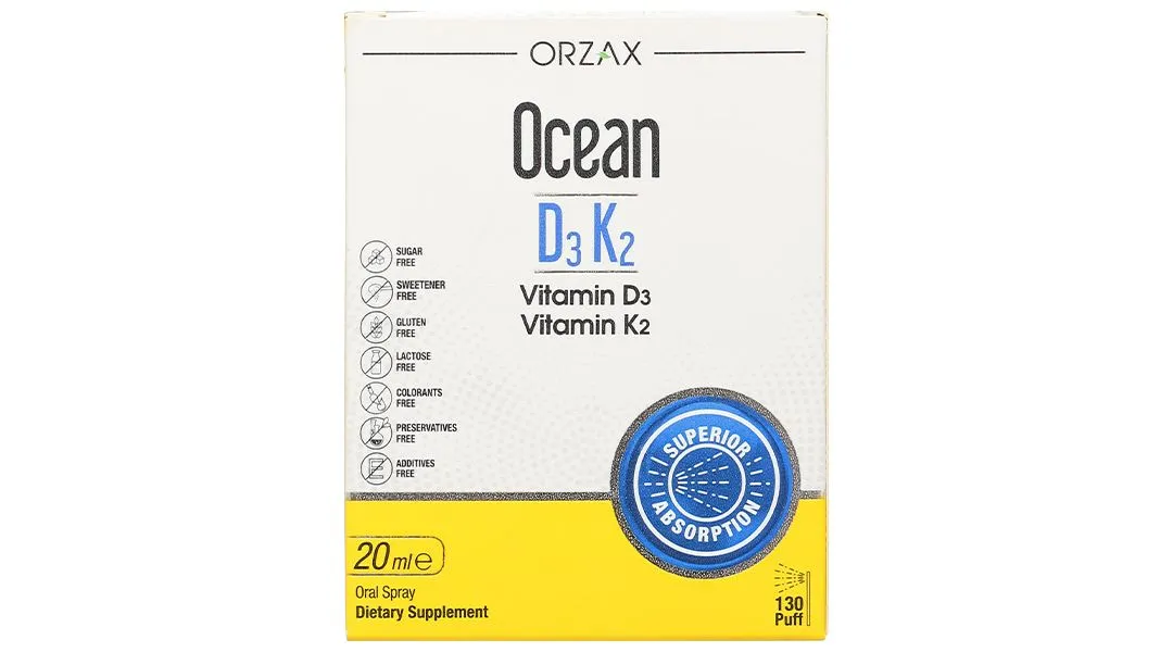 Ocean D3K2 hỗ trợ tăng cường hấp thu canxi chai 20ml 4