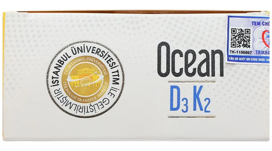 Ocean D3K2 hỗ trợ tăng cường hấp thu canxi chai 20ml 8