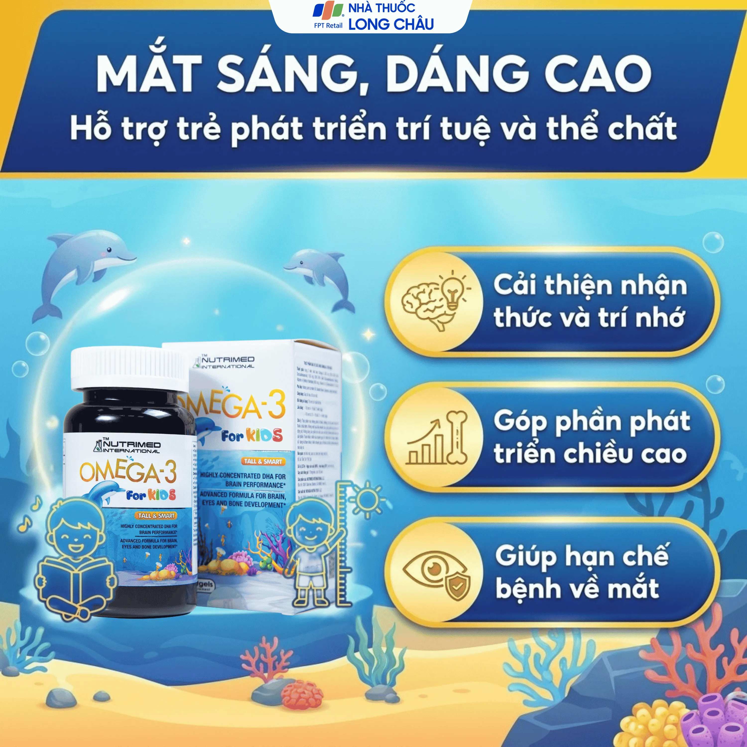 OMEGA-3 FOR KIDS 300MG NUTRIMED INTERNATIONAL 100V 2