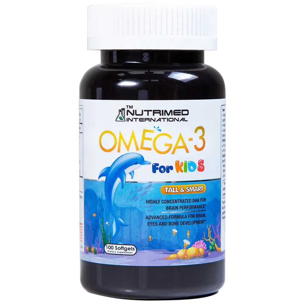 OMEGA-3 FOR KIDS 300MG NUTRIMED INTERNATIONAL 100V 10